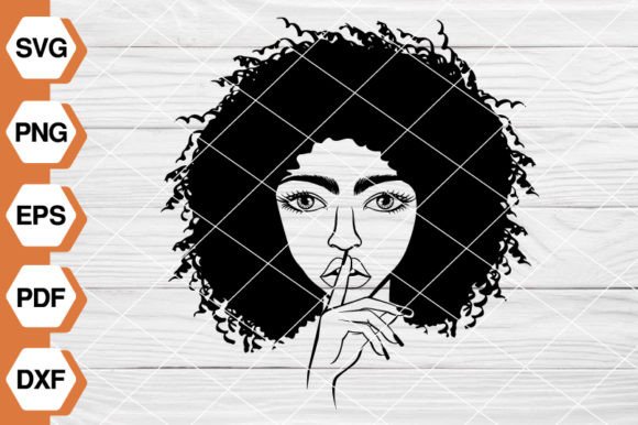 Black Woman SVG EP-57: Graphics & Illustrations Asset Review