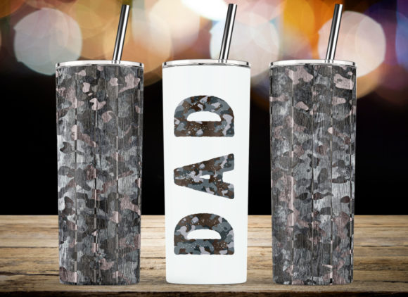 Camouflage Veteran Soldier Grunge Tumbler Graphics