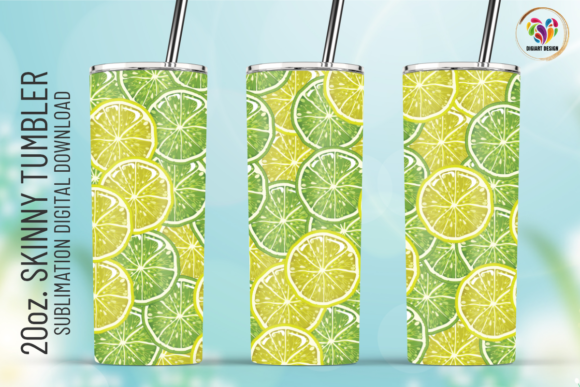 Lemonade Citrus Summer 20oz Tumbler Wrap Graphics Review