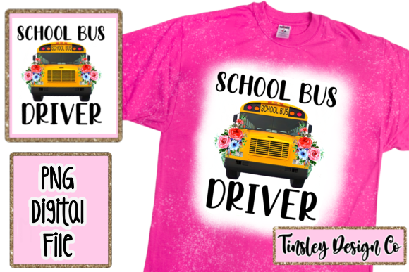 School Bus Driver PNG Graphics for T-Shirt Designs